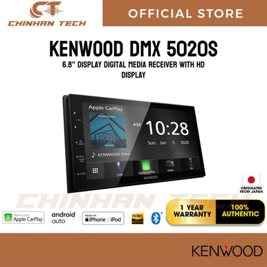 Kenwood DMX5020S Apple Carplay & USB Android Auto 6.8