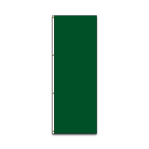 Solid Color Flag - 3'x8' - Forest Green