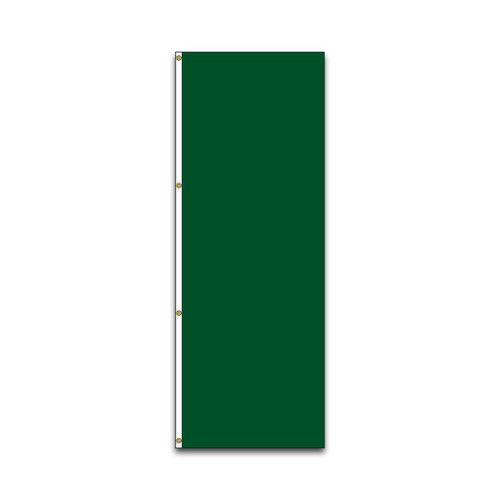 Solid Color Flag - 3'x8' - Forest Green