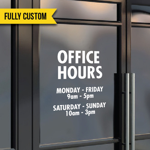 Custom Window Lettering