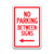 Parking Sign - "No Parking Between Signs" Left Arrow (12"x18")