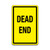 Traffic Sign - "Dead End" (12"x18")
