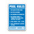 Pool Sign - "Pool Rules" #2 (12"x18")