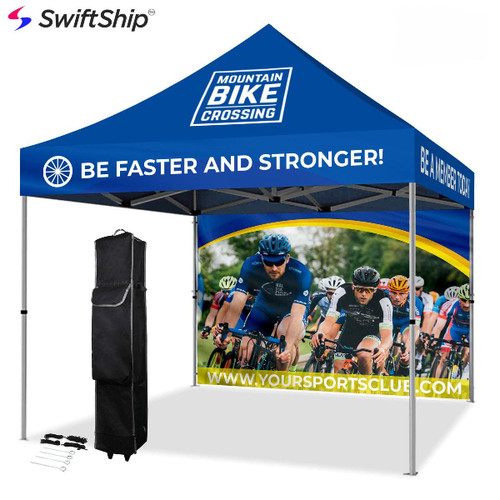 Full Color 10x10 Tent with Carry Bag and Accessories