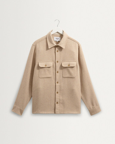 Lomond Thick Wool Blend Overshirt
