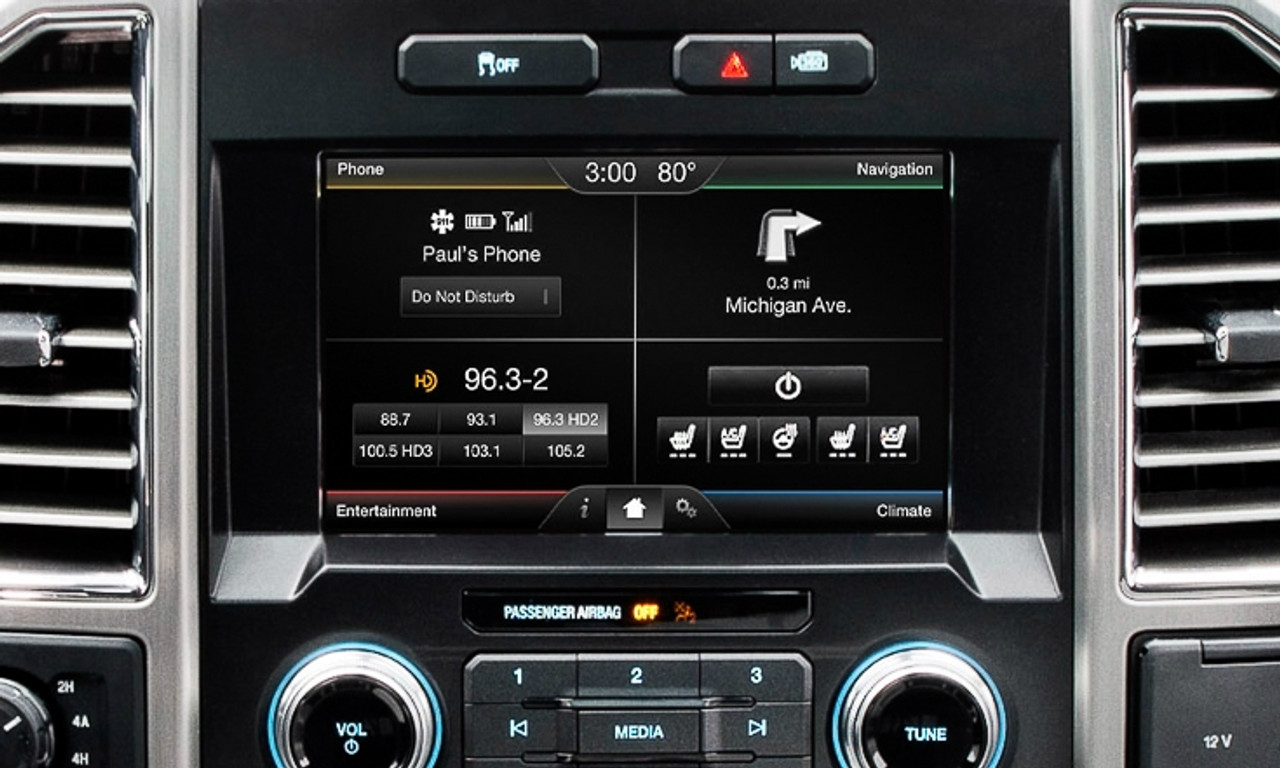 how to get navigation on myford touch