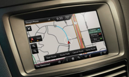 2015 Lincoln MKT Navigation Kit for MyFord Touch Systems - Installed View