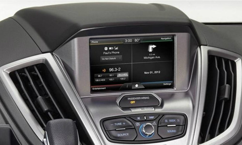 2015 Ford Transit Navigation Kit for MyFord Touch Systems - Installed View