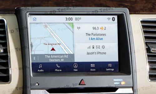 2017 2018 Ford Flex Navigation Kit for SYNC 3 - Installed View