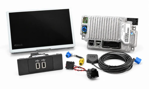 Edge (11-14') SYNC 3 Upgrade for MyFord Touch - Gen 1 dual-USB SYNC 3 upgrade kit, 4Dtech watermark