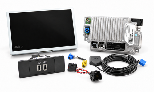 MKS (13-14') SYNC 3 Upgrade for MyLincoln Touch - Gen 1 dual-USB SYNC 3 upgrade kit, 4Dtech watermark