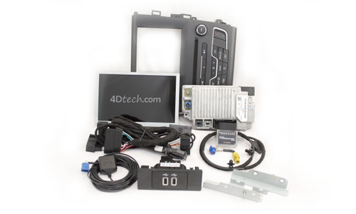 Fusion (13-16') 4'' to 8'' Touchscreen Conversion w/ SYNC 3 — actual kit photograph from Image Stock, screen watermark