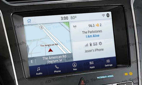 2016 | 2017 Ford Explorer SYNC 3 Retrofit Kit for MyFord Vehicles - Installed View