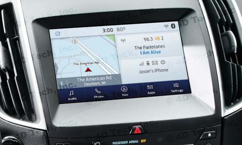 2019 Ford Edge Navigation Kit for SYNC 3 - Installed View