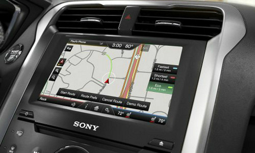 2013 2014 2015 Ford Fusion Navigation Kit for MyFord Touch Systems - Installed View