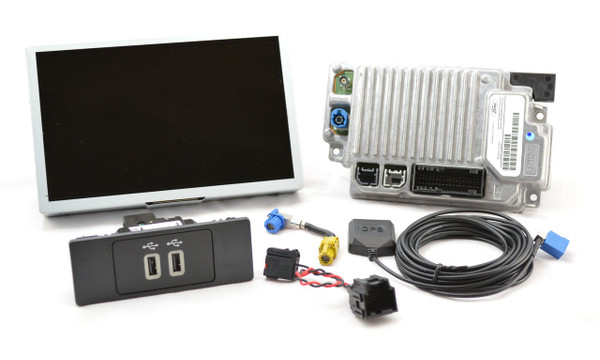 2013 | 2014 | 2015 Lincoln MKZ SYNC 3 Retrofit Kit for MyLincoln Touch Vehicles - Kit Contents