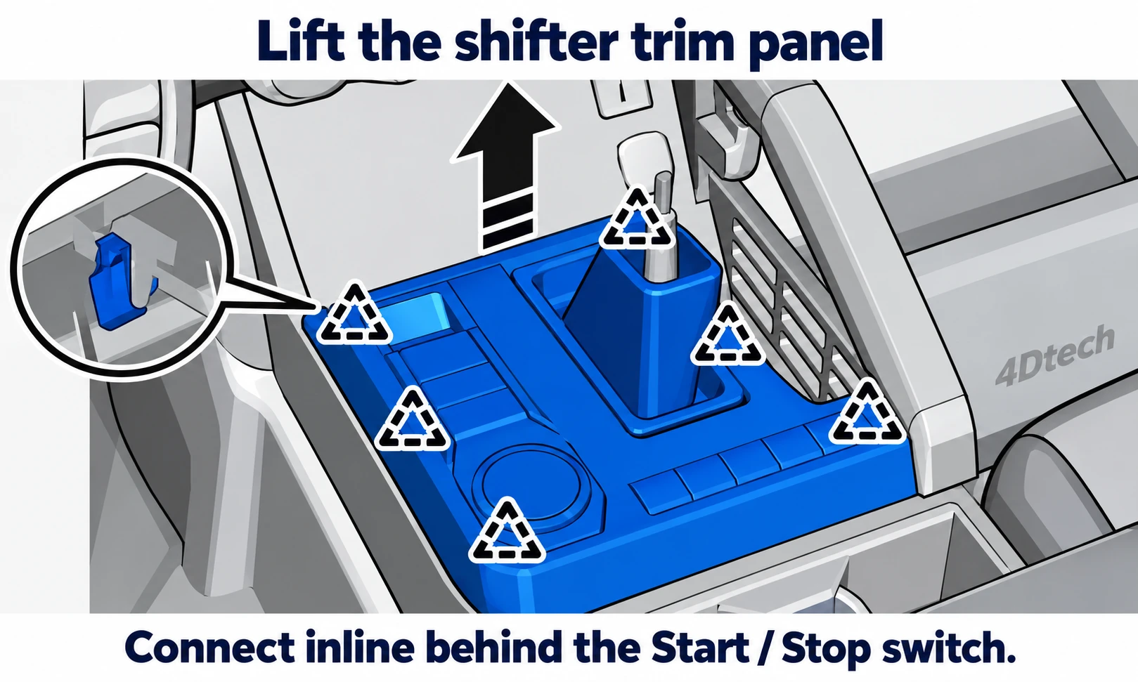 4Runner Start / Stop Eliminator installation reference 1