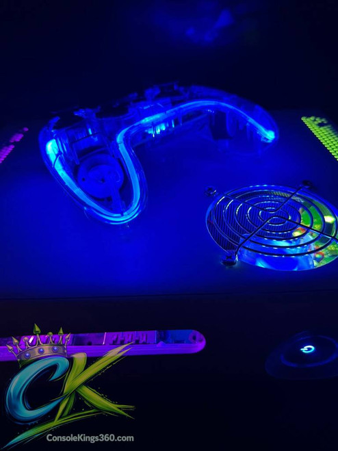 Ultimate Xbox 360 Phat RGH3 Digital Console – Fully Customizable RGB LEDs