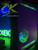 Custom Xbox 360 RGH3 console with RGB LED lighting and 1TB storage, front view design from ConsoleKings360.com.