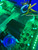 Custom Xbox 360 PHAT RGH1.3 with green LEDs and glowing custom shell – ConsoleKings360.com