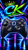 Original Microsoft Xbox 360 wireless controller featuring a custom all-black design with black thumbsticks, D-pad, triggers, bumpers, and A, B, X, Y buttons with white lettering. Custom bright white LEDs illuminate the Xbox Guide (Home) button. Fully cleaned, serviced, and tested. Compatible with retail and RGH Xbox 360 consoles. Available at ConsoleKings360.com.