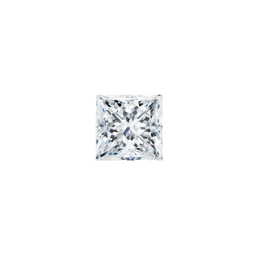 0.36 Carat PRINCESS D VVS1 Lab Diamond Engagement Ring