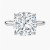 5.96 Carat CUSHION D VS1 Lab Diamond Engagement Ring