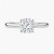 1.31 Carat CUSHION E VS1 Lab Diamond Engagement Ring