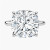 12.14 Carat CUSHION F VVS1 Lab Diamond Engagement Ring