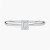 0.31 Carat EMERALD D VVS2 Lab Diamond Engagement Ring