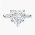 3.89 Carat HEART E VS2 Lab Diamond Engagement Ring
