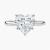 2.33 Carat HEART E VVS2 Lab Diamond Engagement Ring