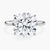 6.41 Carat ROUND D VVS2 Lab Diamond Engagement Ring