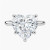 8.61 Carat HEART F VS2 Lab Diamond Engagement Ring