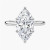 4.22 Carat MARQUISE D VVS2 Lab Diamond Engagement Ring