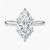 2.72 Carat MARQUISE F VS1 Lab Diamond Engagement Ring