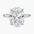 5.74 Carat OVAL D VS1 Lab Diamond Engagement Ring