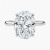 4.26 Carat OVAL D VS1 Lab Diamond Engagement Ring