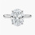 3.96 Carat OVAL D VVS2 Lab Diamond Engagement Ring