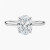 1.36 Carat OVAL E VVS1 Lab Diamond Engagement Ring