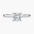 1.35 Carat PRINCESS E VVS2 Lab Diamond Engagement Ring