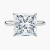 24.12 Carat PRINCESS F VVS1 Lab Diamond Engagement Ring