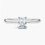 0.36 Carat RADIANT F VS1 Lab Diamond Engagement Ring