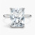 18.75 Carat RADIANT F VS1 Lab Diamond Engagement Ring
