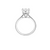 13.85 Carat ROUND F VS2 Lab Diamond Engagement Ring