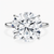 10.55 Carat ROUND F VS1 Lab Diamond Engagement Ring