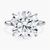 11.5 Carat ROUND F VVS1 Lab Diamond Engagement Ring