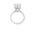 24.43 Carat ROUND F VVS1 Lab Diamond Engagement Ring
