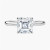 2.74 Carat ASSCHER F VVS2 Lab Diamond Engagement Ring