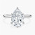 3.03 Carat PEAR E VS2 Lab Diamond Engagement Ring